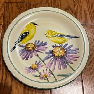 Lenox Summer Greetings Goldfinch by Catherine McClung  8 1/2” plate
